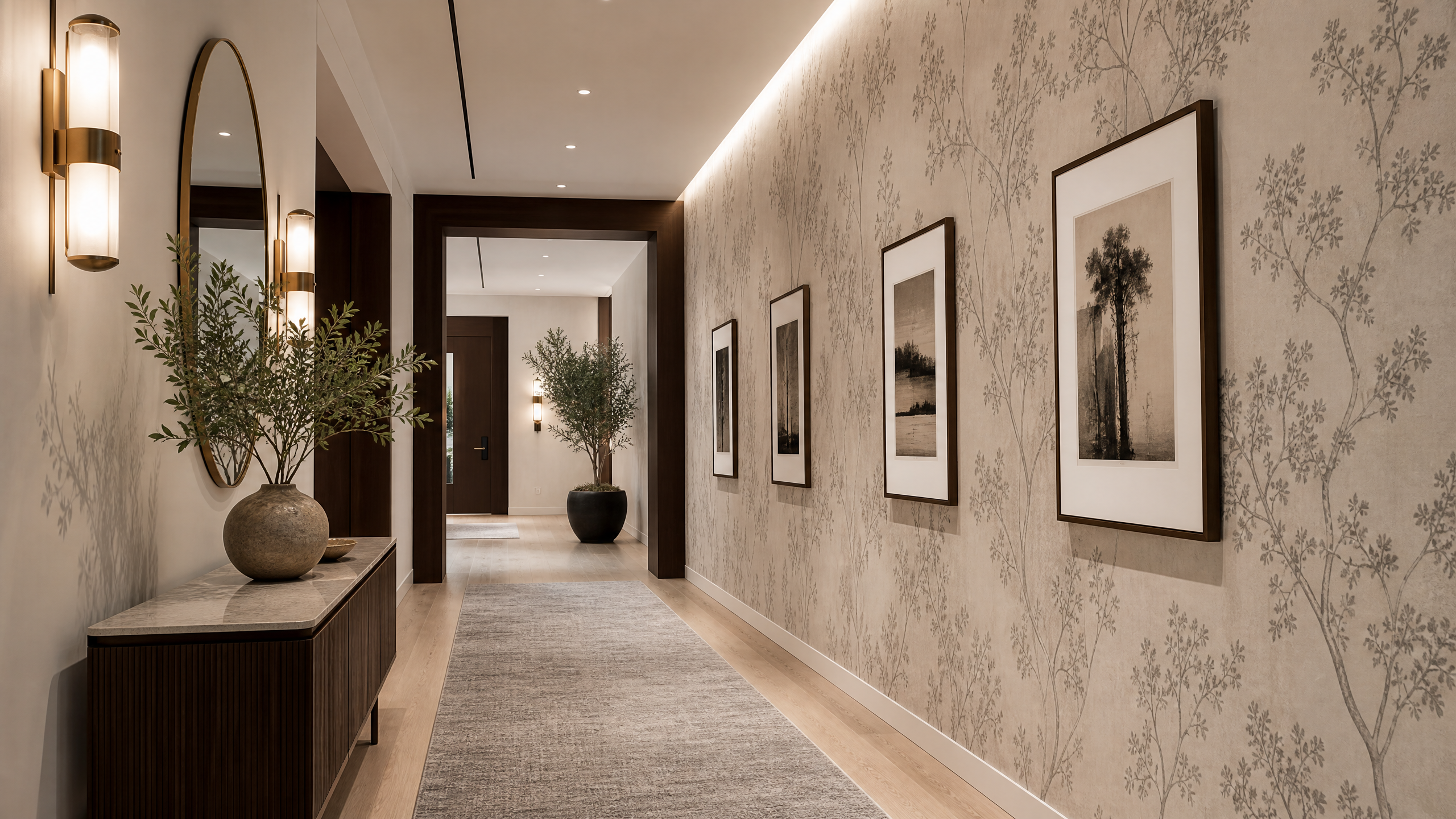Modern Hallway Installation